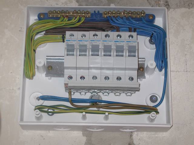 Rozdzielnia elektryczna po modernizacji